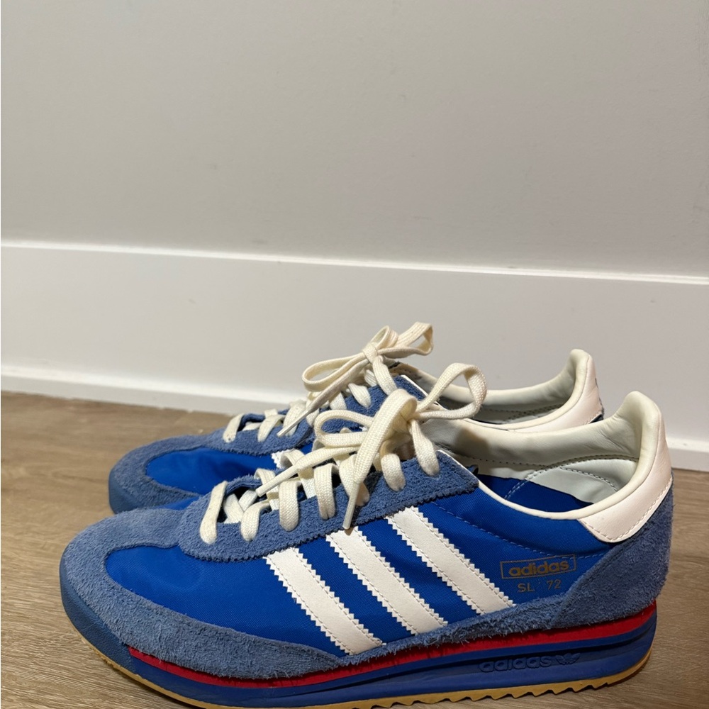 Adidas SL 72 Blue and White Sneakers